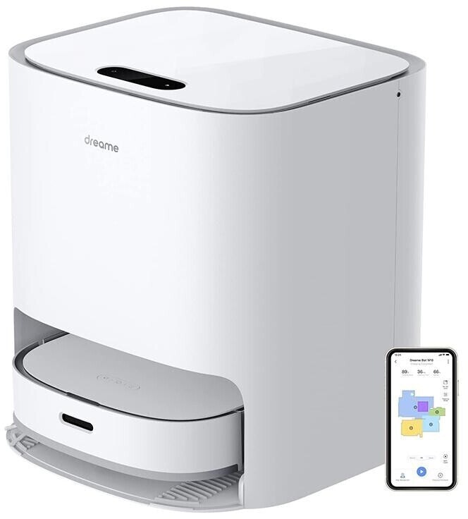 Dreame Bot W10 für 479€ Saug & Wischroboter mit 2 rotierenden Pads, Selbstreinigungsstation
