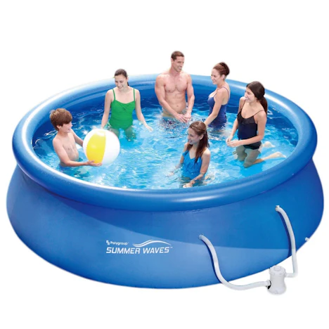 Summer Waves Pool exklusiv 366x91cm Familien Swimming Pool