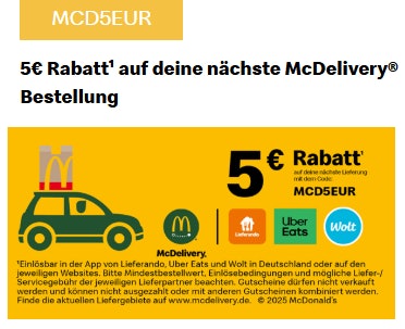 McDonalds-Gutscheine-Lieferando McDonalds Gutscheine Lieferando Wolt Uber Eats