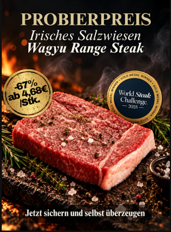 4,68€ Irisches Salzwiesen Wagyu Range Steak