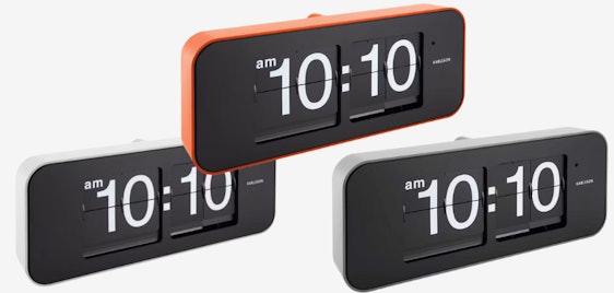 Mega Tagesangebot! ⏲️ Karlsson Wide Flip für 86€ - Wand- & Tischuhr, Retro-Design, Flip-Mechanismus
