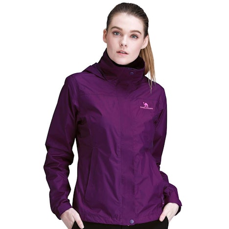 CAMEL CROWN Jacken Damen Outdoor Herbstjacke mit Winddicht, Wasserdicht Für Outdoor Camping Bergsteigen
