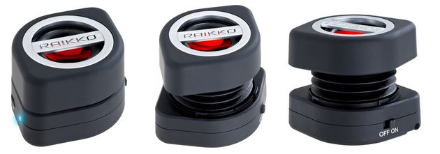 Raikko Screw mini aktiv Lautsprecher für 10€ - 2,7 Watt 3,5mm Klinke + Akku Farbe schwarz