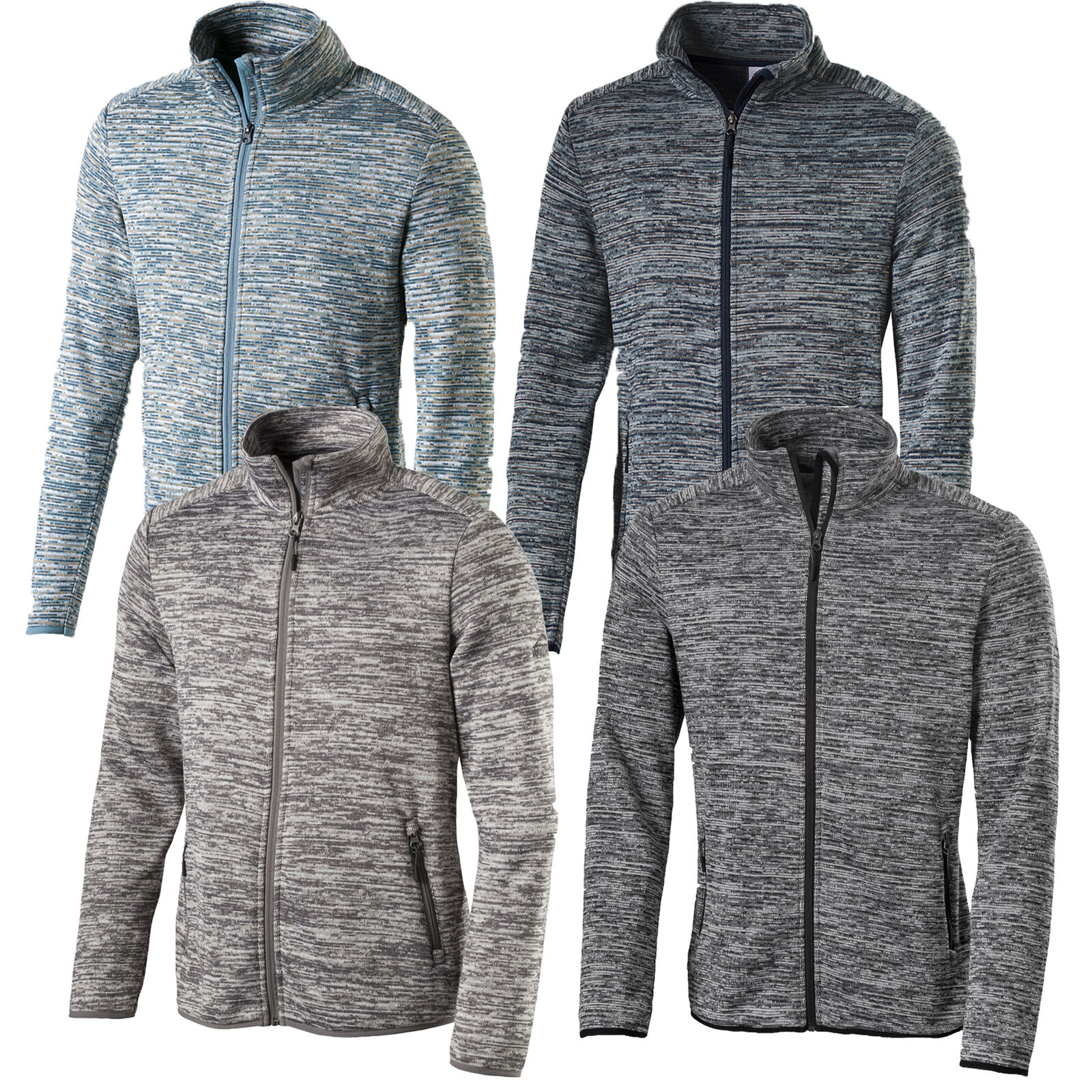 Mckinley H-Fleece-Jacke Inka Fleecejacke Strickfleece Herren