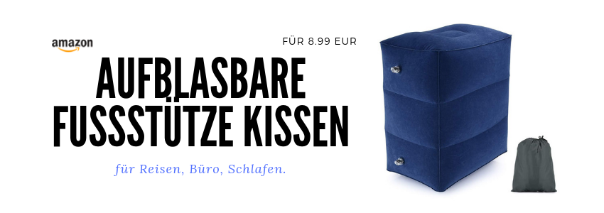 Aufblasbare Fußstütze Kissen für 8.99 EUR 