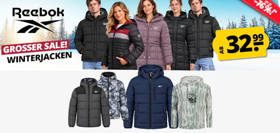 Reebok Sale ab 32,99€ bei SportSpar 👟 Jetzt Schnäppchen sichern!