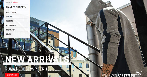 40% auf nicht reduzierte Artikel bei Puma *UPDATE*