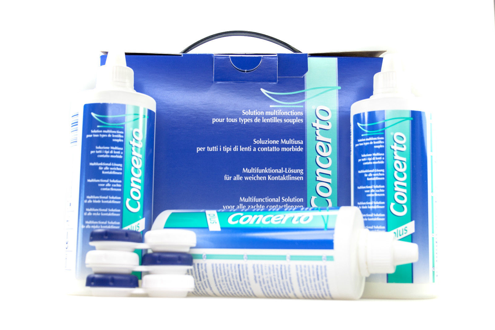 3x 360 ml Pflegemittel "Concerto Plus" für Kontaktinsen für 14€