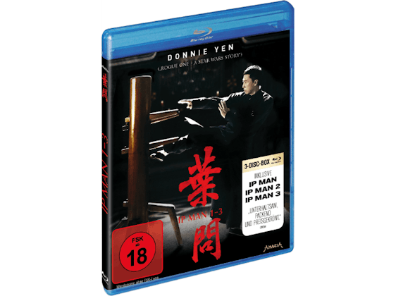 Ip Man 1-3 (Blu-ray) & Ong Bak Trilogy 3-Disc Uncut Edition (Blu-ray) für je 5€ (Media Markt)