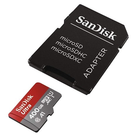 SanDisk Ultra 400GB microSDXC Speicherkarte für 88,- EUR inkl. Versand