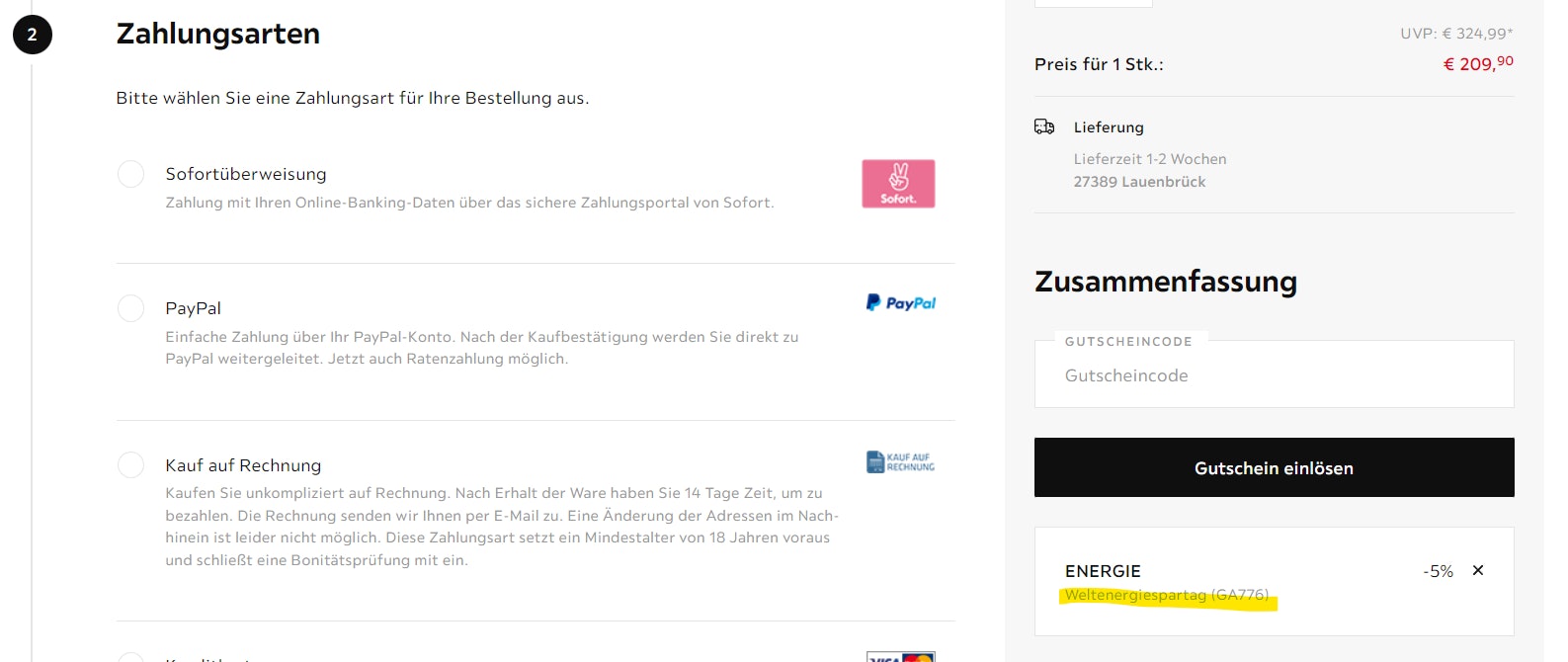 XXXLutz Gutschein einlösen