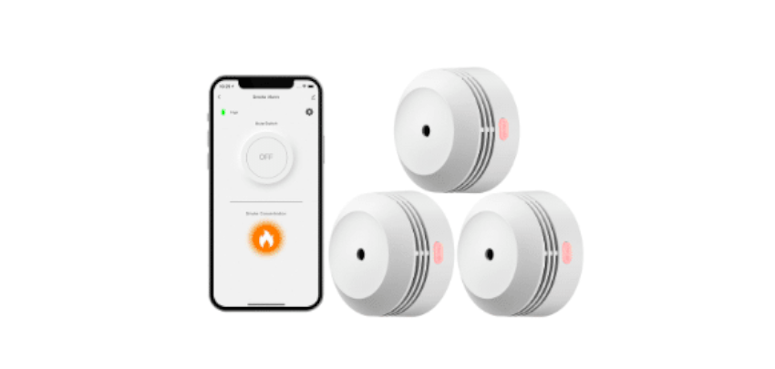 3er-Set Aegislink Wi-Fi Rauchmelder S-WF240 für 53,99€ – austauschbare Lithiumbatterie &amp; Stummschalttaste