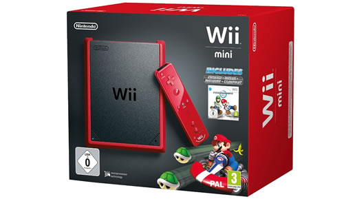 Nintendo Wii Mini Konsole im Bundle mit Mario Kart für 90€