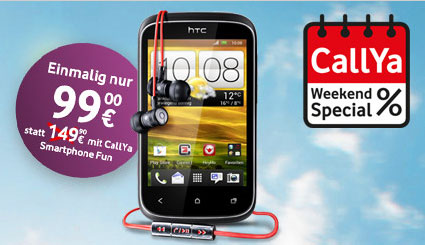HTC Desire C inkl. Beats Audio für 99€ (Vergleich: 205€)