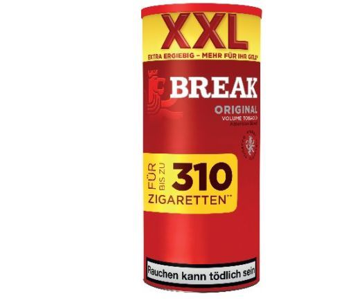 420 Gramm Break Tabak für nur 52,50 EUR inkl. Versand [Reicht für ca. 930 Zigaretten]