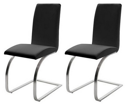 MCA Schwinger Maui I 2er-Set ab 95€ - Schwingstuhl mit Kunstlederbezug in braun oder schwarz