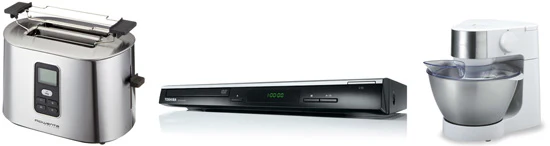 Saturn Super Sunday - Rowenta TT 6180 Toaster für 19€ / Toshiba SD1010KE DVD-Player für 19€ / Kenwood KM 260 Küchenmaschine für 88€