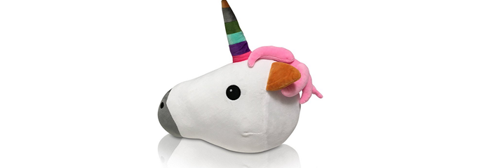 Lexikind Einhorn Kissen für 4€ - Emoji-Nackenkissen *vorbei*