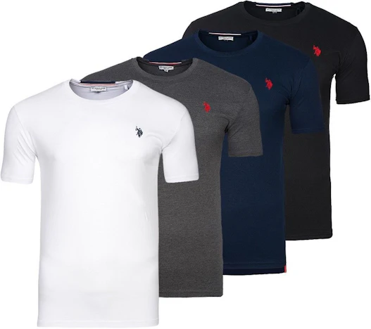 U.S. POLO ASSN. Round Neck Shirt für 8€ - 4 Farben in L - XXL
