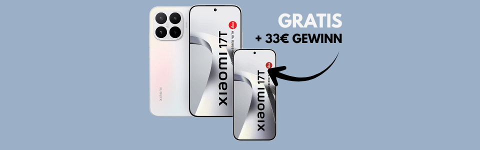 MMS Tarif: 2x Xiaomi 17T mit 2x satten 150GB o2-Allnet eff. GRATIS