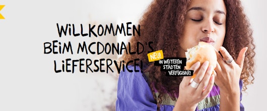 McDelivery in Deutschland verfügbar - McDonald's Lieferung gratis ab 15€