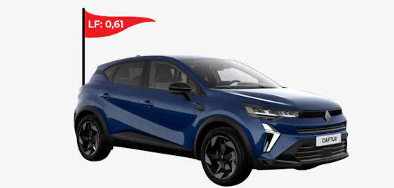 Renault Captur KISS TCe 115 im Privatleasing für 150€/Monat 🚗✨ LF 0,61, 36 Monate, 10tkm/Jahr