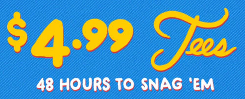 Threadless Sale mit $4,99 T-Shirts - 3 Shirts für 18€ und 4 Shirts für 26€ inkl. Versand *UPDATE*