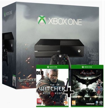 Xbox One Bundle für 350€ - mit The Witcher 3: Wild Hunt und Batman: Arkham Knight