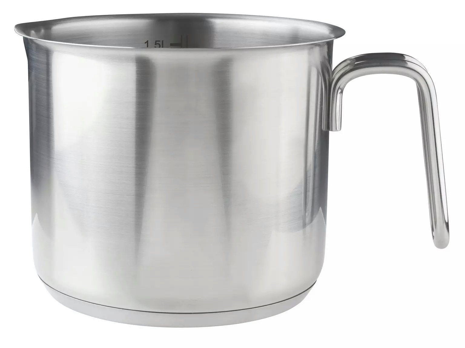 Chefkoch+Fackelmann MILCHTOPF Edelstahl 1,5 L