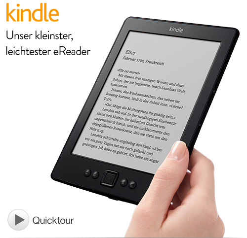 Kindle Reader WLAN für 49€ *UPDATE*