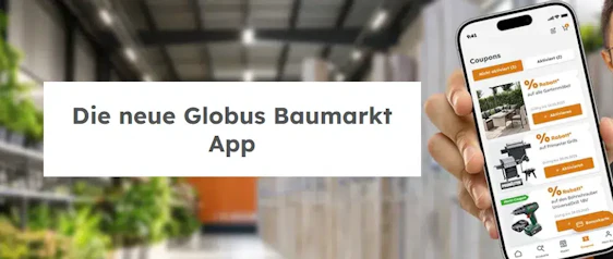 50% auf mediterrane Pflanzen online und Vorort - Globus Baumarkt APP