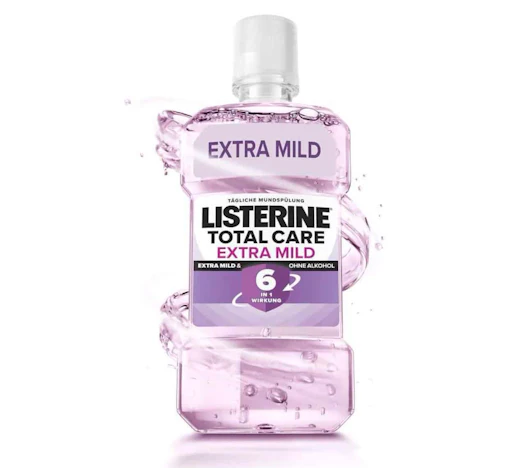 LISTERINE Total Care Extra Mild Mundspülung gegen Karies mit 6 in 1 Wirkung 500ml für 2,70€(statt 4,55€)