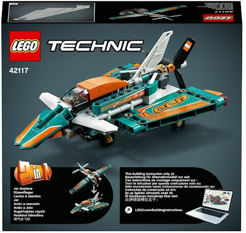Lego Technic 42117 für 6€ - Rennflugzeug & Jet-Flugzeug, 2-in-1-Set