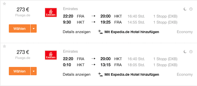 Error Fare! Flüge nach Phuket für 273€ - Hin- und Rückflug ab Frankfurt