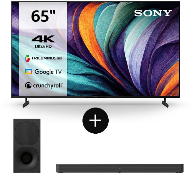 Sony Bravia KD65X80L + Soundbar für 1.119€ - 65" LED Smart TV, 4k HDR