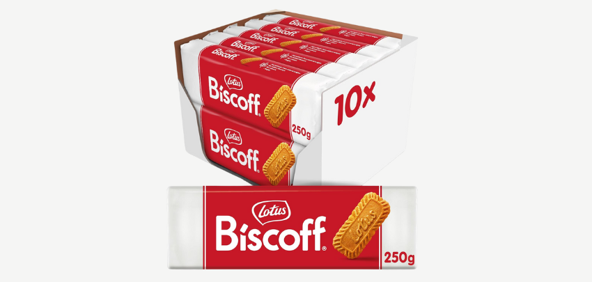 Mega! 2,5kg Lotus Biscoff Kekse für 13€ 🍪 10 x 250g, vegan