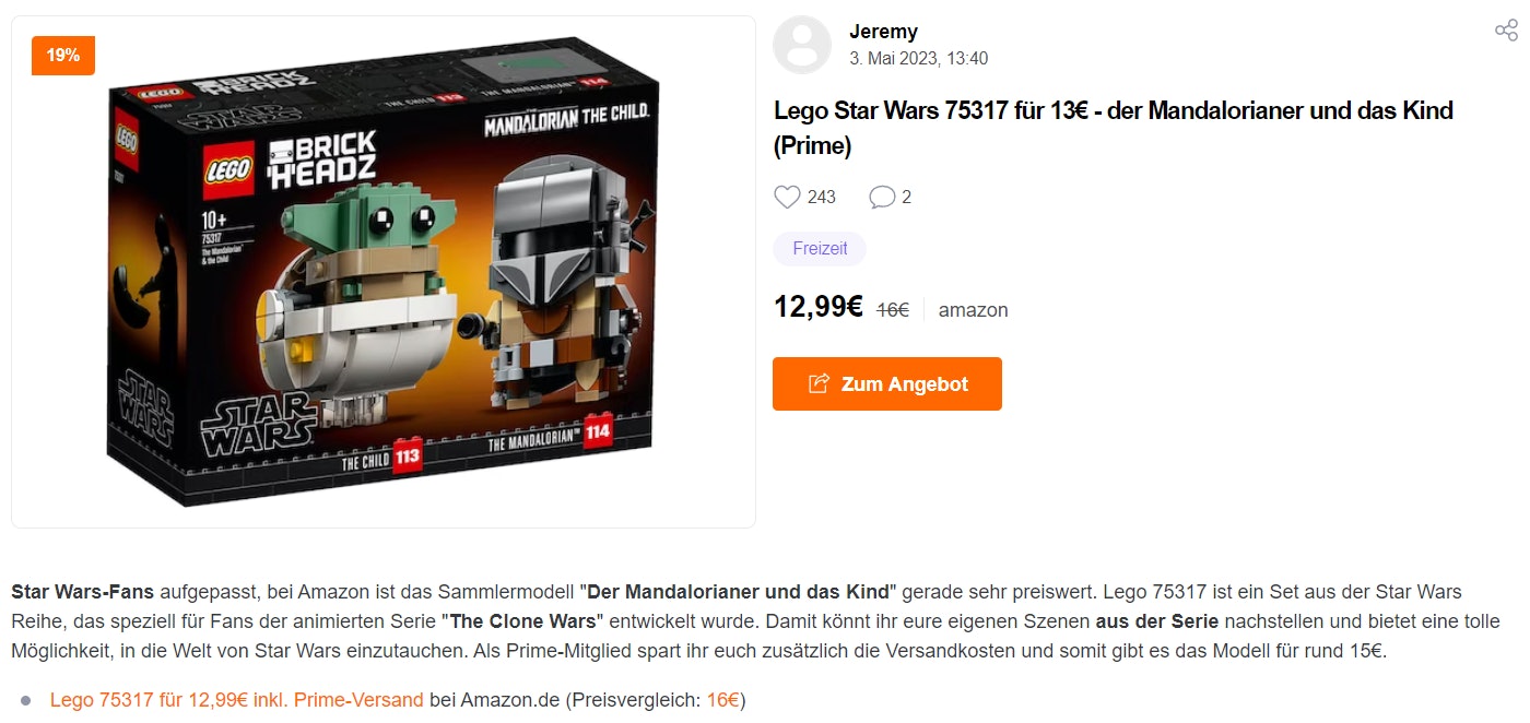 Lego Star Wars 75317