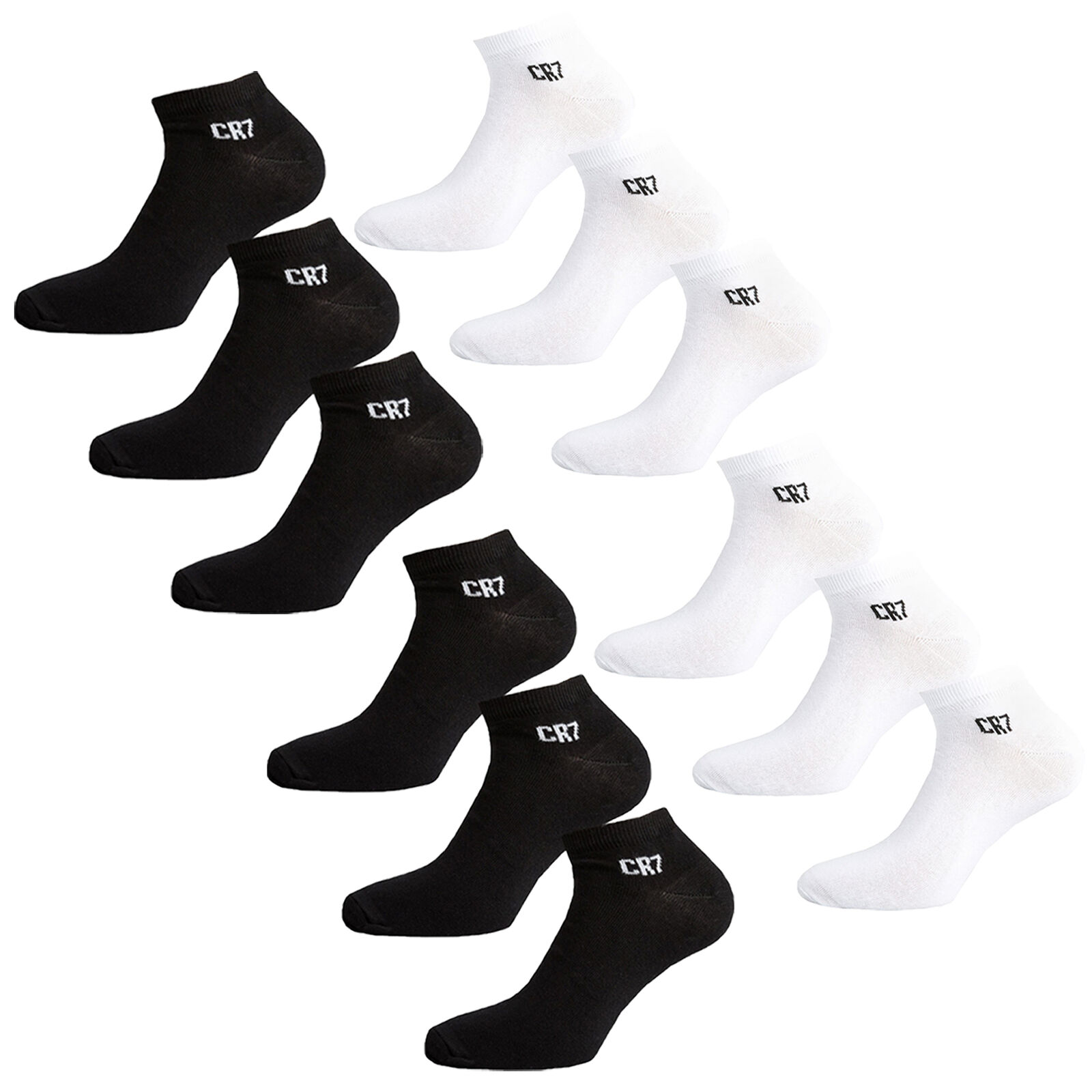 CR7 Herren Basic Footies 6er-Pack - NUR 9,99€