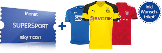 WOW Live-Sport Abo (ehem. Sky Supersport Ticket) bis Ende Dezember + Trikot nach Wahl für 59,99€