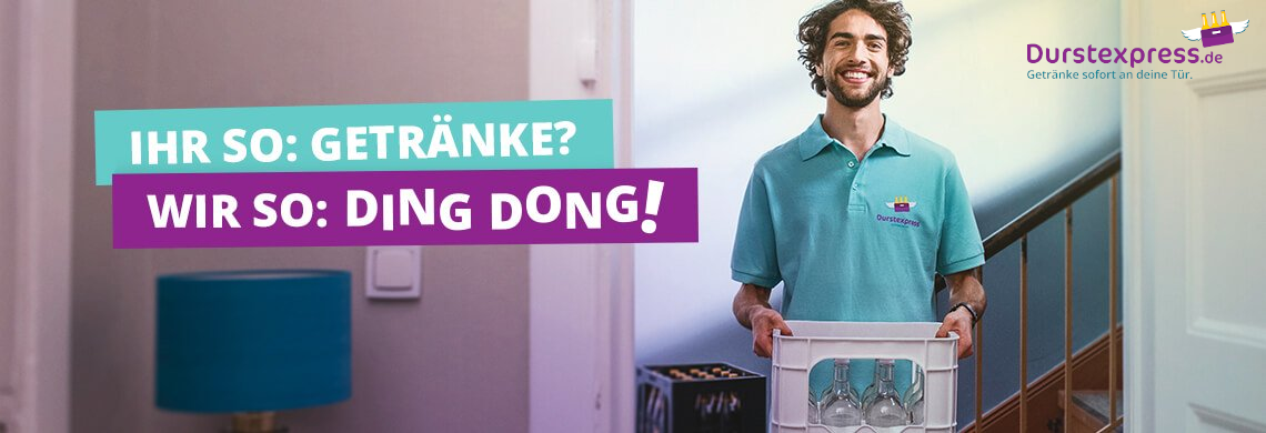20% Rabatt für Getränkebestellungen bei Durstexpress – ab 15€ MBW