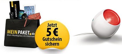 5€ Rabatt bei 20€ MBW bei MeinPaket - z.B. Philips LivingColors Micro 70018/31/PH weiß für 20€