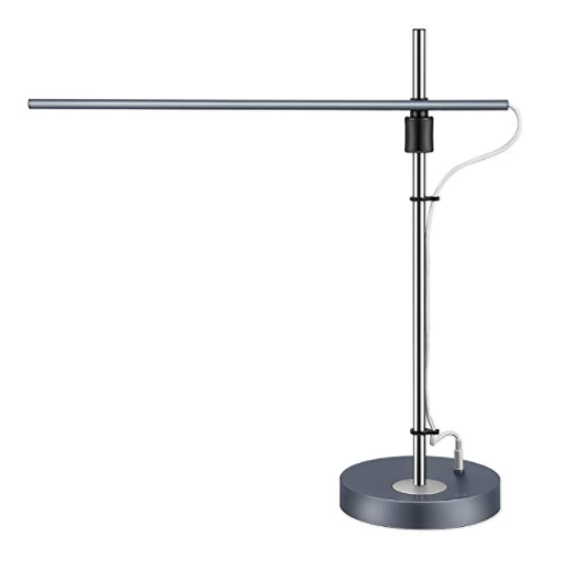 AVANTEK Schreibtischlampe LED dimmbar, Touch Bedienung, 3 Einstellbare Helligkeitsstufen, mit drehbarem und hebbarem Lampenschirm Kaltweiß