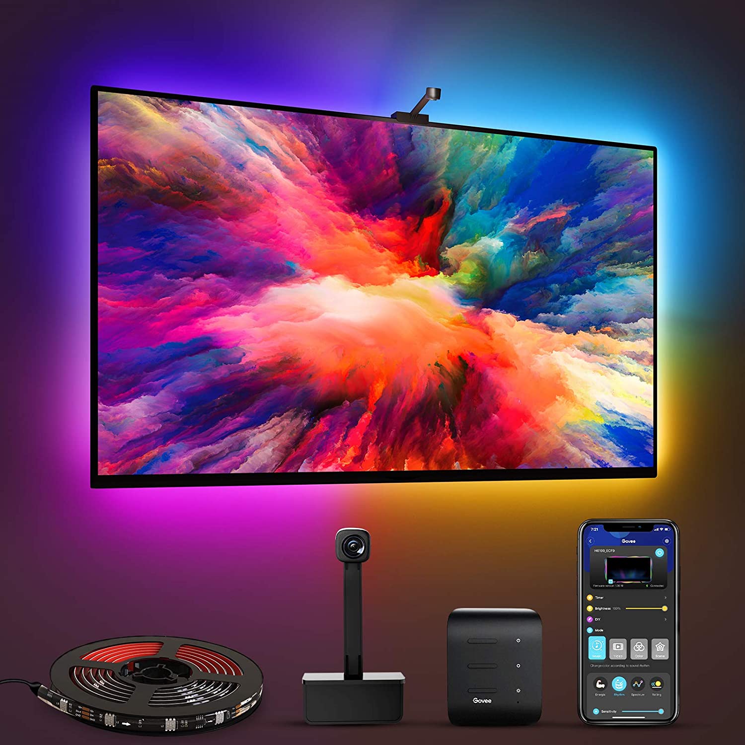 Govee Immersion WiFi LED TV Hintergrundbeleuchtung mit Kamera