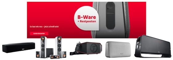 Teufel: Günstige B-Ware mit gratis Versand - z.B. Rockster Go für 100€ 🤘