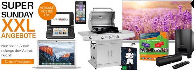 Saturn Super Sunday am 27.3. – z. B. Grundig 55 VLE 8510, 55" Fernseher mit Full-HD, 700Hz für 599€