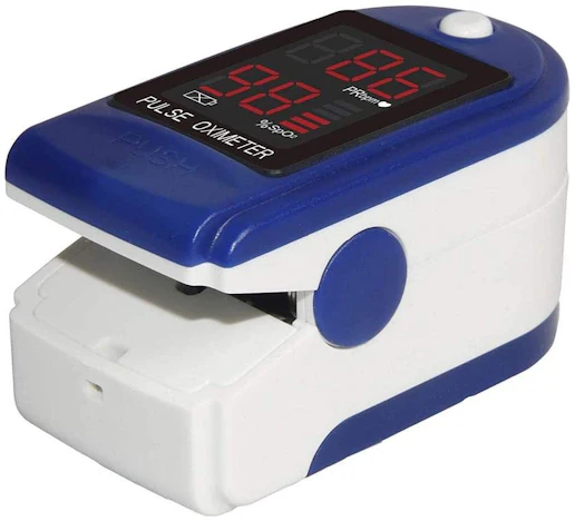 Handheld-Fingerspitze Blutsauerstoffsättigungsmonitor Tragbarer Pulsfrequenzmonitor