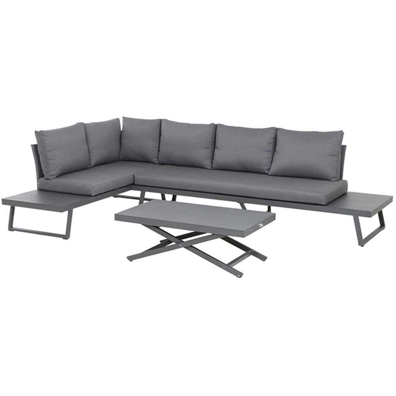 Siena Garden Larina Loungeecke 2-tlg. Graphit/Schiefergrau (J04043) mit 17% Rabatt