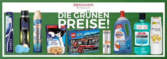 Top 10 Grüne Preise bei Rossmann am 01.03.2017 - z.B. Pantene Pro-V Shampoo für 0,45€