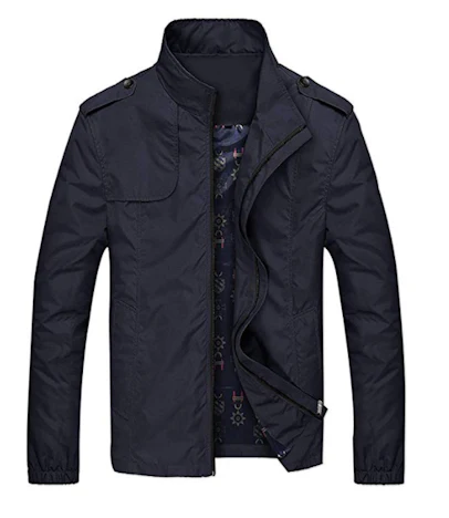 YOUTHUP Herren Casual Jacke Übergangsjacke für 23,99€ statt 29,99€