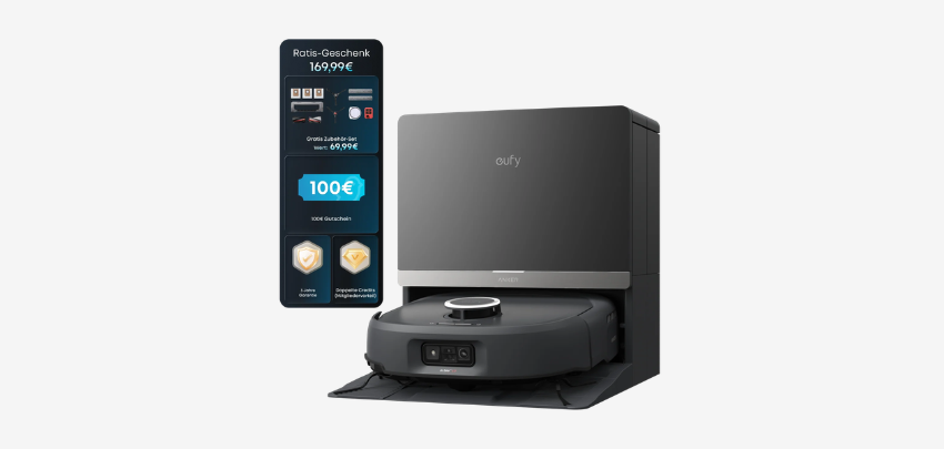 Gratis-Zubehör! 🧹 ANKER eufy HydroJet E35 Saugroboter für 899€
